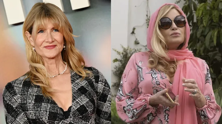 Laura Dern attends the UK Gala Screening of Searchlight Pictures' 'Is This Thing On?' — Jennifer Coolidge in The White Lotus.