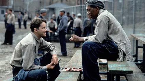 Morgan Freeman and Tim Robbins in 'The Shawshank Redemption'