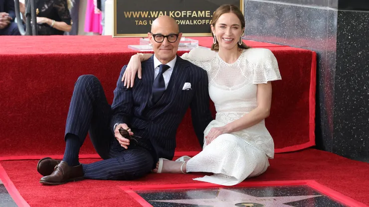 Emily Blunt y Stanley Tucci reciben sus estrellas en el Paseo de la Fama en una ceremonia conjunta sin precedentes — image 1