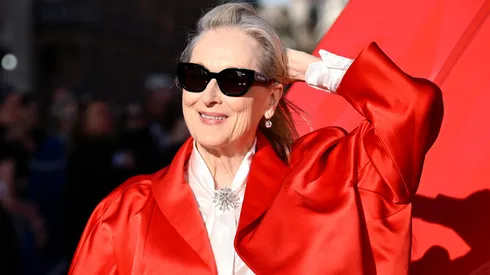 Meryl Streep attends "The Devil Wears Prada 2" European Premiere inside Leicester Square on April 22, 2026 in London, England.