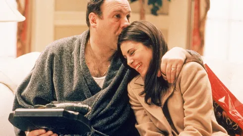 James Gandolfini and Jamie Lynn Sigler.