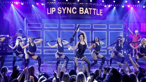 LL Cool J, Zendaya and Tom Holland in Lip Sync Battle.