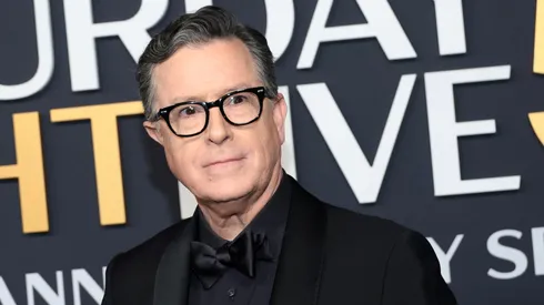 Stephen Colbert attends SNL50: The Anniversary Special.