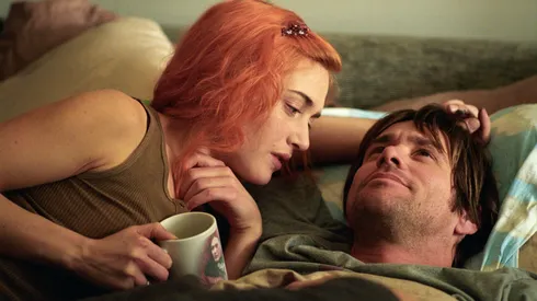Jim Carrey and Kate Winslet in Eternal Sunshine of the Spotless Mind.
