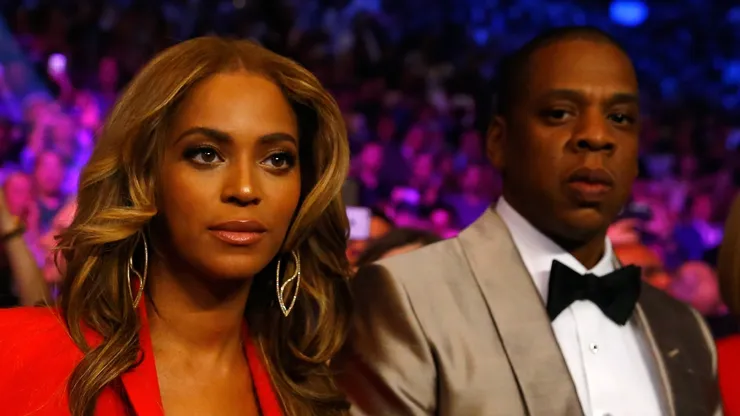 Beyonce Knowles and Jay-Z.
