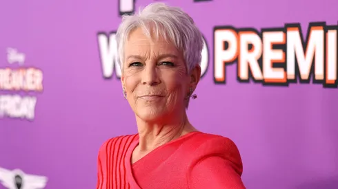 Jamie Lee Curtis attends the Freakier Friday Los Angeles Premiere at El Capitan Theatre in Los Angeles, California.