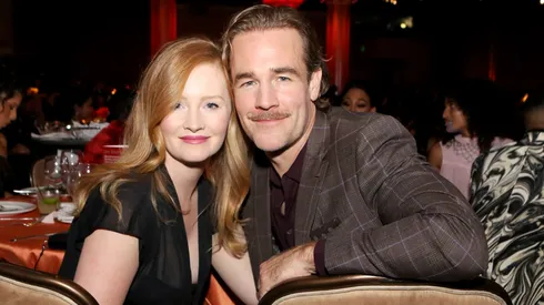 Kimberly Brook (L) and James Van Der Beek attend the Trevor Project's TrevorLIVE LA 2018 at The Beverly Hilton Hotel.