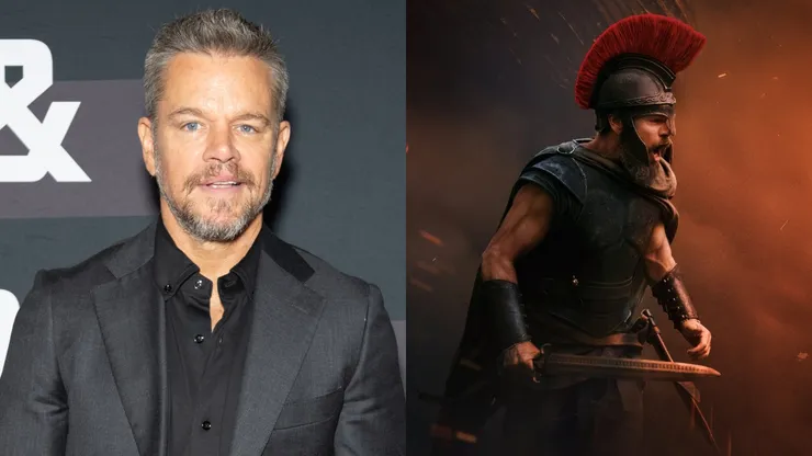 Matt Damon at Bring Change to Mind Revels And Revelations Celebration and in The Odyssey.