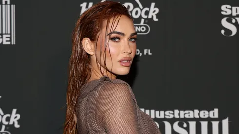 Megan Fox attends the Sports Illustrated Swimsuit 2023 Issue Release Party at The Guitar Hotel at Seminole Hard Rock Hotel & Casino.