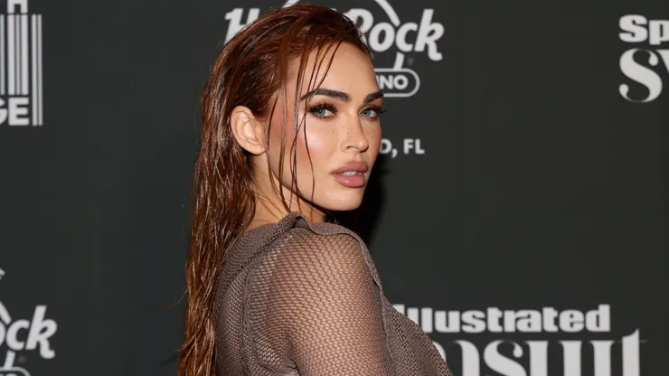 Megan Fox attends the Sports Illustrated Swimsuit 2023 Issue Release Party at The Guitar Hotel at Seminole Hard Rock Hotel & Casino.
