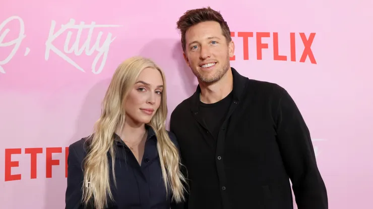 Alex Cooper and Matt Kaplan attend Netflix's XO, Kitty Los Angeles Premiere at Netflix Tudum Theater on May 11, 2023 in Los Angeles, California.