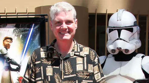 Actor Tom Kane arrives at the Premiere Of Warner Bros. "Star Wars: The Clone Wars" on August 10, 2008 at the Grauman's Egyptian Theatre in Los Angeles, California.