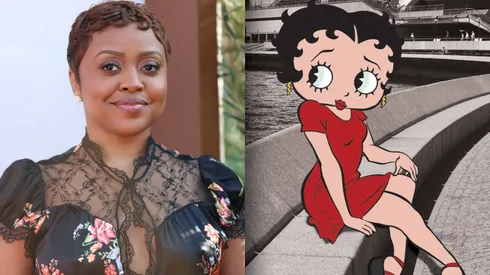 Quinta Brunson and Betty Boop