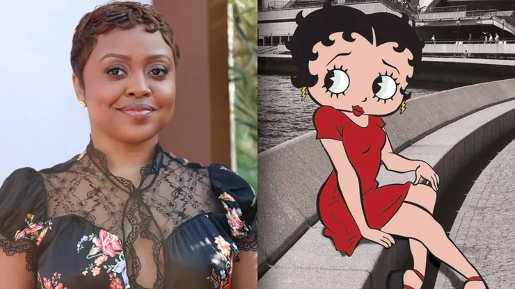 Quinta Brunson and Betty Boop