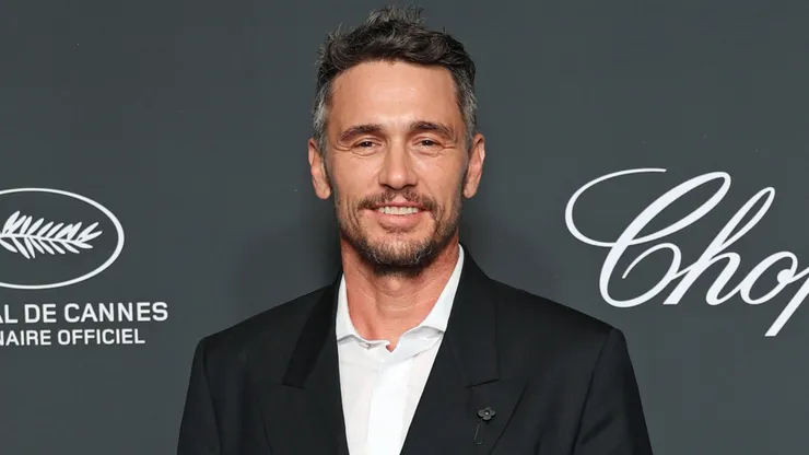 James Franco attends the Chopard Trophy photocall at the 79th annual Cannes Film Festival at Carlton Beach on May 15, 2026 in Cannes, France.