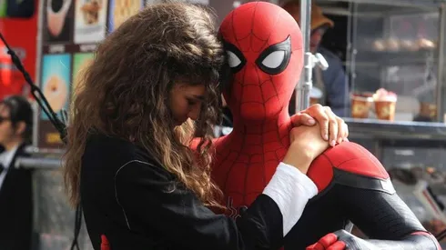 Zendaya and Tom Holland.