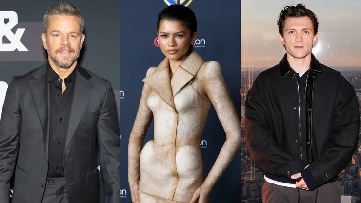 Matt Damon, Zendaya and Tom Holland in 2026
