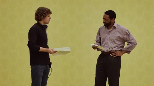 Chiwetel Ejiofor and Kane Parsons in Backrooms