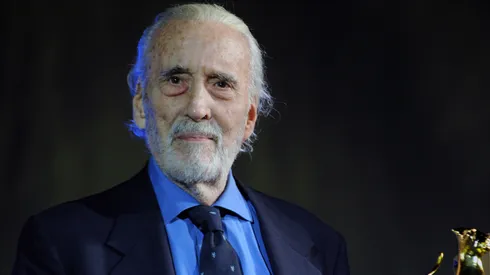 Sir Christopher Lee attends 66th Locarno Film Festival opening ceremony on August 7, 2013 in Locarno, Switzerland.