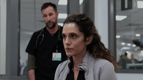 Noah Wyle and Sepideh Moafi.