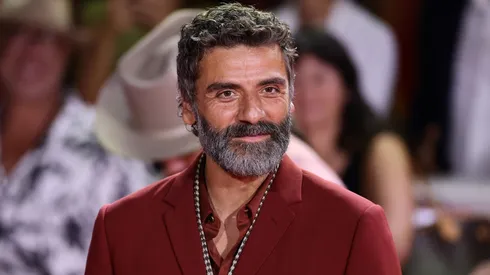 Oscar Isaac attends the Cartier Glory To The Filmmaker Award 2025 and the "In the Hand of Dante" red carpet during the 82nd Venice International Film Festival.