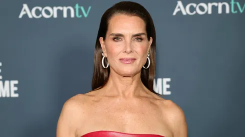 Brooke Shields attends Acorn TV's "You're Killing Me" New York Premiere at Crosby Street Hotel on May 07, 2026 in New York City.