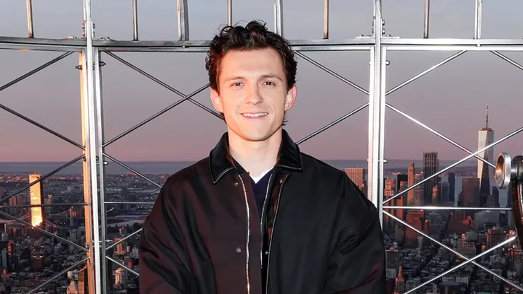 Tom Holland lights The Empire State Building on March 18, 2026 in New York City.