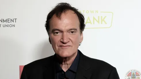 Quentin Tarantino arrives to receive The Vanguard Award at the Burbank International Film Festival Gala Honoring Quentin Tarantino at Marriott Convention Center.