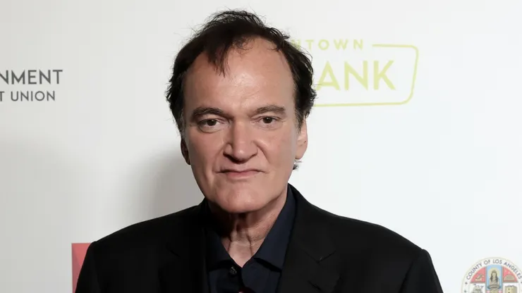 Quentin Tarantino arrives to receive The Vanguard Award at the Burbank International Film Festival Gala Honoring Quentin Tarantino at Marriott Convention Center.
