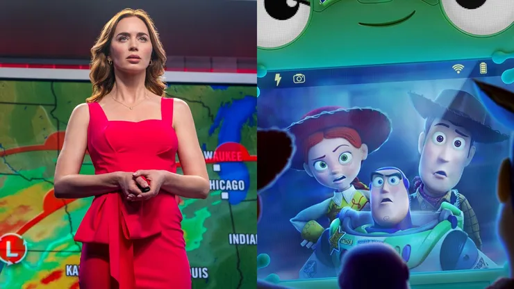 Emily Blunt in 'Disclosure Day' (2026) // 'Toy Story 5' (2026)
