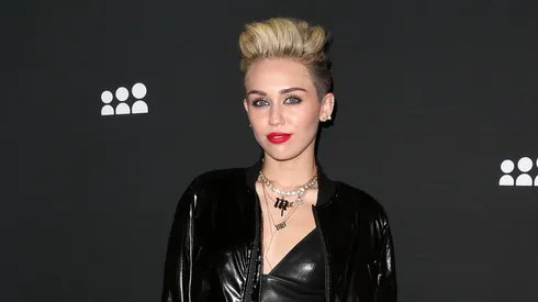 Actress/recording artist Miley Cyrus attends the Myspace Event at the El Rey Theatre on June 12, 2013 in Los Angeles, California.