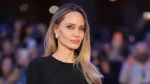 Angelina Jolie attends the "Couture" red carpet during the 20th Rome Film Festival at Auditorium Parco Della Musica on October 18, 2025 in Rome, Italy.