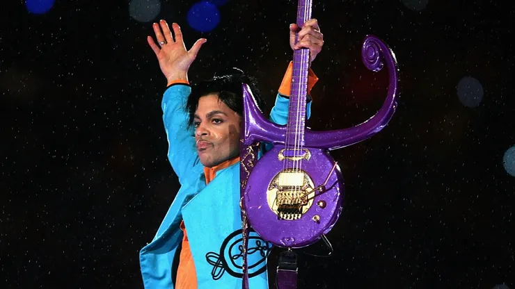 Prince performs during the "Pepsi Halftime Show" at Super Bowl XLI between the Indianapolis Colts and the Chicago Bears.