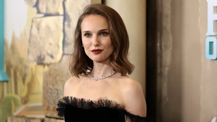 Natalie Portman attends Apple's "Fountain of Youth" premiere at American Museum of Natural History on May 19, 2025 in New York City.