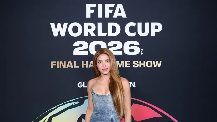 Shakira attends the announcement of the FIFA World Cup Final Halftime Show during Global Citizen NOW 2026 at Spring Studios.