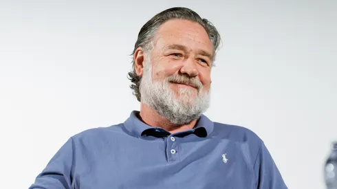 Russel Crowe speaks on stage at the ZFF Masters during the 21st Zurich Film Festival at Kino Corso,