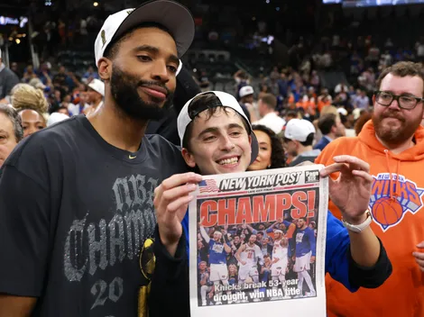A-List Tears of Joy: How Spike Lee, Timothée Chalamet, and Hollywood Celebrated the Knicks’ Historic 53-Year Curse-Breaking Title