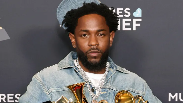 Kendrick Lamar, winner of the Record of the Year, Best Rap Performance, Best Rap Song, Best Music Video, and Song of the Year Awards for "Not Like Us" poses in the press room during the 67th Annual GRAMMY Awards at Crypto.com Arena on February 02, 2025 in Los Angeles, California.