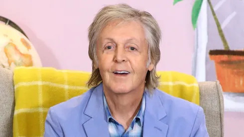 Sir Paul McCartney reads to children at the "Hey Grandude!" book signing at Waterstones Piccadilly on September 06, 2019 in London, England.