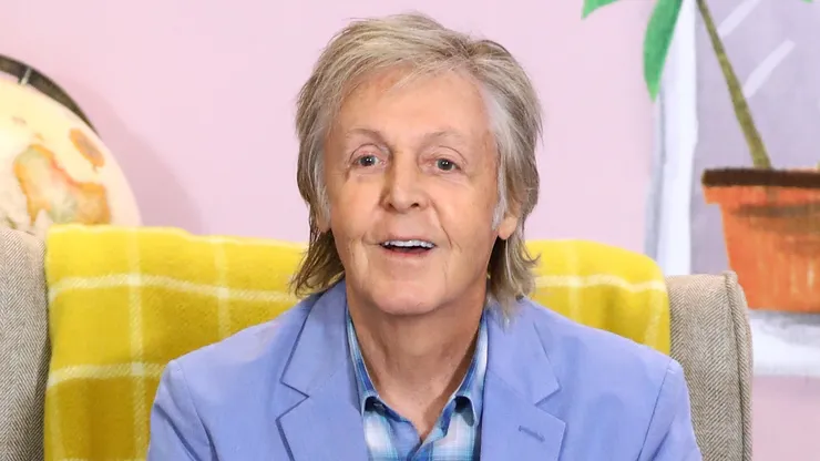 Sir Paul McCartney reads to children at the "Hey Grandude!" book signing at Waterstones Piccadilly on September 06, 2019 in London, England.