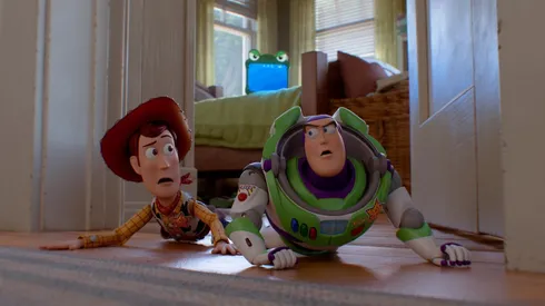 Tom Hanks, Tim Allen and Greta Lee.