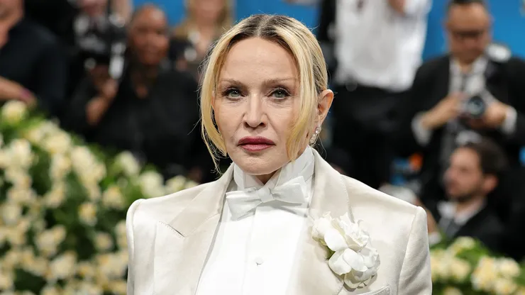 Madonna attends the 2025 Met Gala Celebrating "Superfine: Tailoring Black Style" at Metropolitan Museum of Art on May 05, 2025 in New York City.
