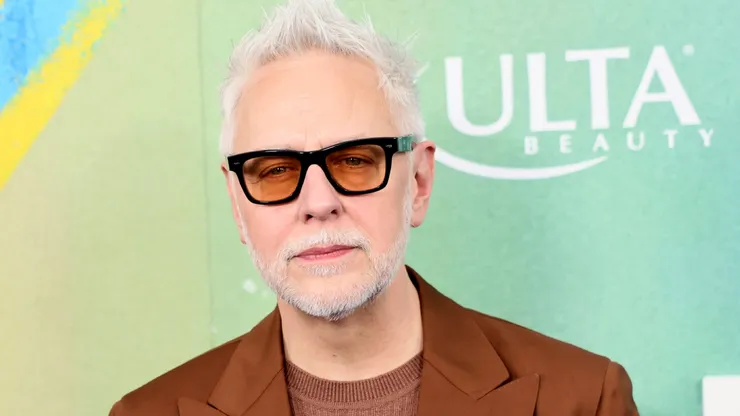 James Gunn attends the premiere of "Supergirl".