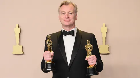 Christopher Nolan, winner of the Best Directing award and the Best Picture award for 'Oppenheimer,' poses in the press room during the 96th Annual Academy Awards at Ovation Hollywood on March 10, 2024 in Hollywood, California.