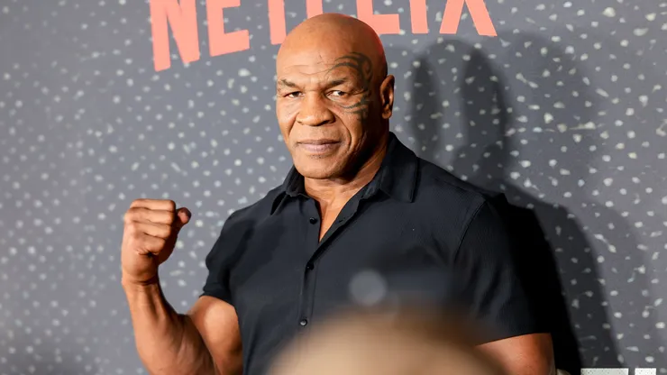 Mike Tyson attends the Los Angeles Premiere of Netflix's "Starting 5"at The Egyptian Theatre Hollywood on September 23, 2024 in Los Angeles, California.