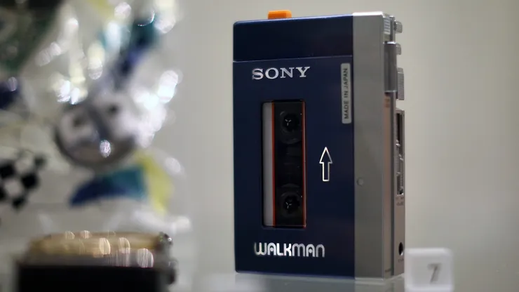 A 1980 Sony Walkman 'Stowaway TPS-L2'.