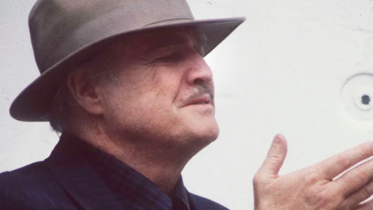 Marlon Brando is seen on the set in the film "The Freshman" in an undated photo. According to Brando's attorney the 80 year-old actor died July 2, 2004 in a Los Angeles hospital.