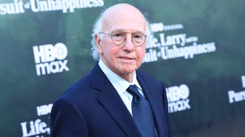 Larry David attends Los Angeles premiere of HBO Original series' "Life, Larry and The Pursuit of Unhappiness" at Hollywood Legion Theater on June 23, 2026 in Los Angeles, California.