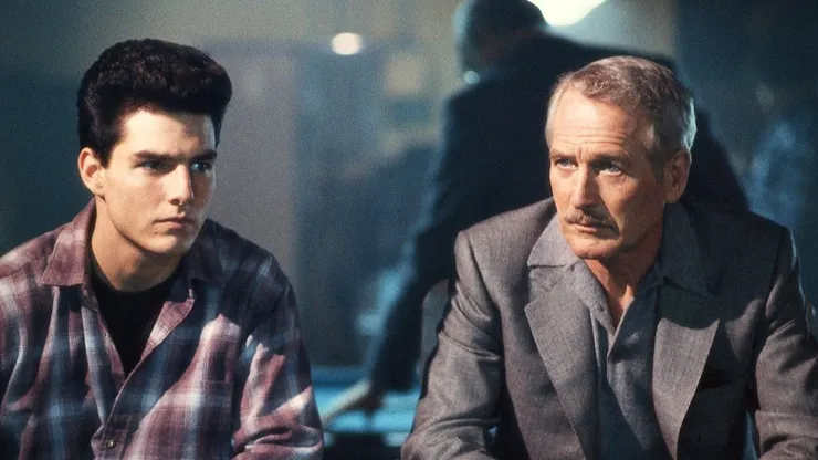 Tom Cruise and Paul Newman.