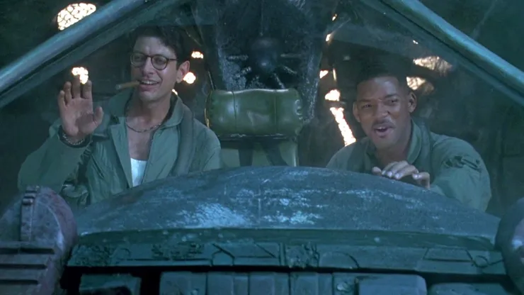 Jeff Goldblum and Will Smith.